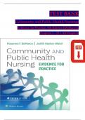 TEST BANK - Community and Public Health Nursing: Evidence for Practice 4th Edition by DeMarco & Walsh, All 25 Chapters Covered, Verified Latest Edition