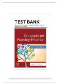 Test Bank For Concepts for Nursing Practice (4TH Ed) by Jean Giddens 2024/25 | Complete Solution Guide | Grade A+.