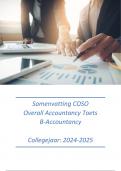 Samenvatting Overall Accountancy Toets (ICAIS3) COSO