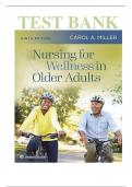 Test Bank for nursing for wellness in older adults miller 9th edition 2025