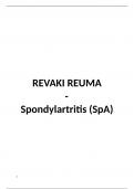 samenvatting revaki reuma, deel SpA, 3de bach REVAKI 2024-2025