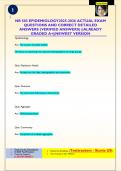 NR 503 EPIDEMIOLOGY2025-2026 ACTUAL EXAM  QUESTIONS AND CORRECT DETAILED  ANSWERS (VERIFIED ANSWERS) ||ALREADY  GRADED A+||NEWEST VERSION