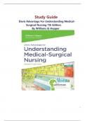 Davis Advantage for Understanding Medical-Surgical Nursing 7th Edition STUDY GUIDE By Williams & Hopper| All 57 Chapters Covered| Complete Guide A+