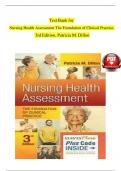 Test Bank for Nursing Health Assessment The Foundation of Clinical Practice, 3rd Edition, Patricia M. Dillon #Foundation of Clinical Practice,