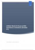 USMLE World GI Exam || With Questions & Solutions (Graded A+)