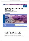 Test Bank for Medical Surgical Nursing Critical Thinking in Client Care 4th Edition