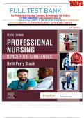 FULL TEST BANK For Professional Nursing: Concepts & Challenges 10th Edition by Beth Black PhD Latest Update Graded A+      