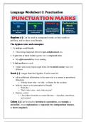 Grade 8-12 English HL Punctuation notes