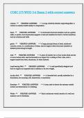 COSC 275 WOD 5-6 Exam 2 with correct answers