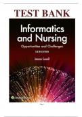 Informatics and Nursing Opportunities and  Challenges 6th Edition Sewell Test Bank 