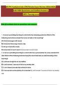 Package deal for ATI PN Fundamentals CMS Retake 1,2 AND 3 Exam Review (2024/2025) with NGN Questions and Verified Answers, 100% Passing score