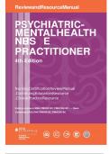 Psychiatric-mental health nurse practitioner 4th edition Questions and Answers with Rationales