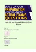 Basic EKG Exam Quizzes & 71 Ans/ A+ Score Solution  Bigeminy Alternating complex and normal beat   Trigeminy Abnormal complex every 2 beats   Cardioversion Delivery of electric shock at a specific point in the rhythm   Couplet Two PVCs occurring in a row 