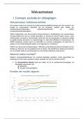 Samenvatting Arbeid & Tewerkstelling - A6. welvaartstaat