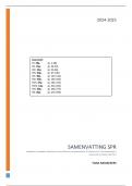 Samenvatting SPR (Handboek + eigen lesnotities)