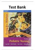 Test Bank Principles of Pediatric Nursing Caring for Children 7th Edition by Ball.