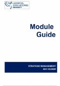 STRATEGIC MANAGEMENT 6051 BUSBM