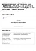 JEPPESEN PRE-SOLO WRITTEN EXAM 2025 MOST TESTED ACTUAL EXAM 120 QUESTIONS AND CORRECT DETAILED ANSWERS) |ALREADY GRADED A+| ASSURED SUCCESS