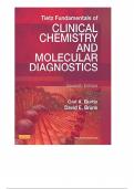 TEST BANK FOR TIETZ FUNDAMENTALS OF CLINICAL CHEMISTRY AND MOLECULAR DIAGNOSTICS 7TH EDITION BY BURTIS