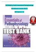 Porth's Essentials of Pathophysiology 5th Edition Test Bank by Tommie L Norris All Chapters (1-46) | A+ ULTIMATE GUIDE