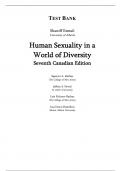 Test Bank for Human Sexuality in a World of Diversity, 7th Canadian Edition by Spencer A. Rathus