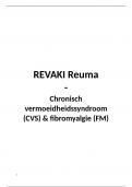 samenvatting REVAKI reuma, deel CVS & FM, 3de bach REVAKI, 2024-2025