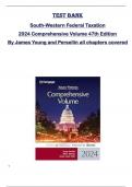 TEST BANK  for South-Western Federal Taxation  2024 Comprehensive Volume 47th Edition  By James Young and Persellin all chapters covered 