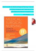 TEST BANK for Medical-Surgical Nursing: Concepts for Clinical Judgment and Collaborative Care 11th Edition by Donna D. Ignatavicius, 2024/2025 All chapters 1 - 74