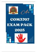 COM3707 EXAM PACK 2025