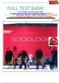                FULL TEST BANK For Sociology Canadian Eighth edition by Linda M. Gerber (Author) John J. Macionis (Author)Graded A+     