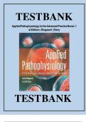 TEST BANK APPLIED PATHOPHYSIOLOGY FOR THE ADVANCED PRACTICE NURSE 1ST EDITION BY LUCIE DLUGASCH, STORY TEST BANK ISBN-9781284150452