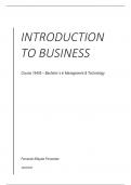 Introduction to Business - UC3M - Complete course notes and additional resources