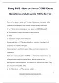 BARRY BMS EXAM PACKAGE DEAL QUESTIONS AND VERIFIED DETAILED ANSWERS | 100% GUARANTEED PASS | ALREADY GRADED A+