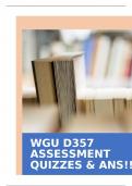 WGU D076 OA  QUESTIONS AND CORRECT ANSWERS VERIFIED BY EXPERTS 100% CORRECT GRADED A