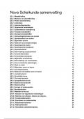 Samenvatting Nova Scheikunde 4, 5 en 6 vwo