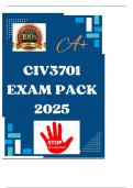 CIV3701  EXAM PACK  2025 