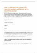 PDGA CERTIFIED RULES EXAM QUESTIONS AND ANSWERS WITH SOLUTIONS 2025