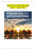 Solution Manual Financial Accounting 11th Edition by Libby, Patricia; Hodge