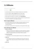 A Level Biology for OCR A Chapter 5 Notes