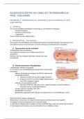 Samenvatting en klinieken stollingsstoornissen - prof. Verhamme