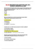 MN 566 MIDTERM EXAM QUESTIONS AND 100%  CORRECT ANSWERS (A+) 2025