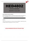 HED4802 Portfolio Assessment - Due 21 January 2025