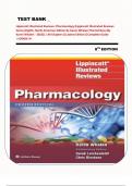  TEST BANK _ Lippincott Illustrated Reviews: Pharmacology (Lippincott Illustrated Reviews Series) Eighth, North American Edition By Karen Whalen Pharmd Bcps (By   Karen Whalen · 2022)|| All Chapters||Lastest Edition||Complete Guide  ||GRADE A+            