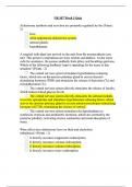 NR507 Week 5 Quiz (2 Versions, Latest-2024)/ NR 507 Week 5 Quiz: Advanced Pathophysiology: Chamberlain College of Nursing |100% Correct Answers