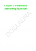 Chapter 2 Intermediate Accounting: Questions