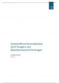 Samenvatting School- en Onderwijsbeleid (SOB) van "Doeltreffend Schoolbeleid"