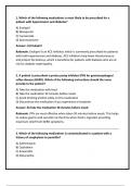 RN ATI Pharmacology Exam Retake (2024/2025) with Verified Questions and 100% Correct Answers.