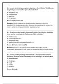 RN ATI Pharmacology Exam Retake (2024/2025) with Verified Answers, 100% Correct Solutions.