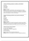 Verified Answer Key for RN ATI Pharmacology Proctored Exam Retake (2024/2025), 100% Correct.