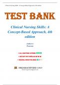 Test Bank - Clinical Nursing Skills: A Concept-Based Approach, 4th Edition (Callahan, 2023) Chapter 1-16 | All Chapters